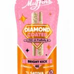 Muffins Diamond Coated THCA Pre Rolls - 4G Bright Kick