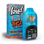 Loud THC-A Creme SWITCH Disposable Citrus Punch (Sativa) x Blueberry Kush (Indica) – 3.5g