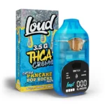 Loud THC-A Creme SWITCH Disposable Pancake (Sativa) x Pop Rocks (Indica) – 3.5g