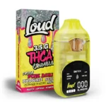 Loud THC-A Crumble SWITCH Disposable Pink Acai (Sativa) x Brownie Kush (Indica) – 3.5g